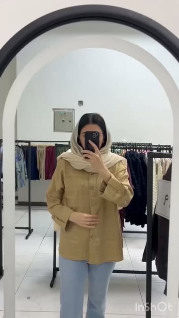 شومیز زنانه مانتویی